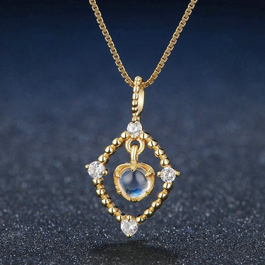 Enchanting Blue Moonstone Necklace-Your Soul Place